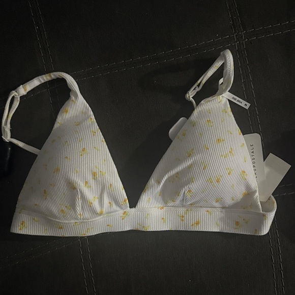 Aeropostale Other - Aeropostale White and Yellow Patterned Bralette